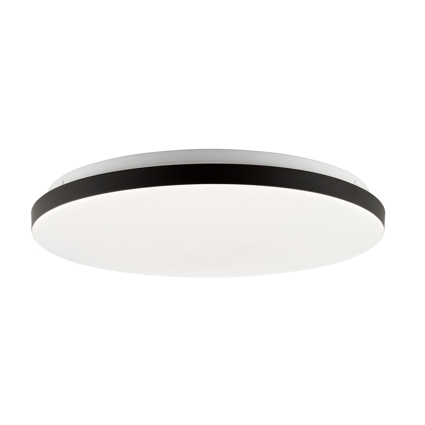 Brilliant - Ściemnialna lampa sufitowa RGBW LIVIO LED/20W/230V 3000-6500K śr. 49 cm czarny + zdalne sterowanie