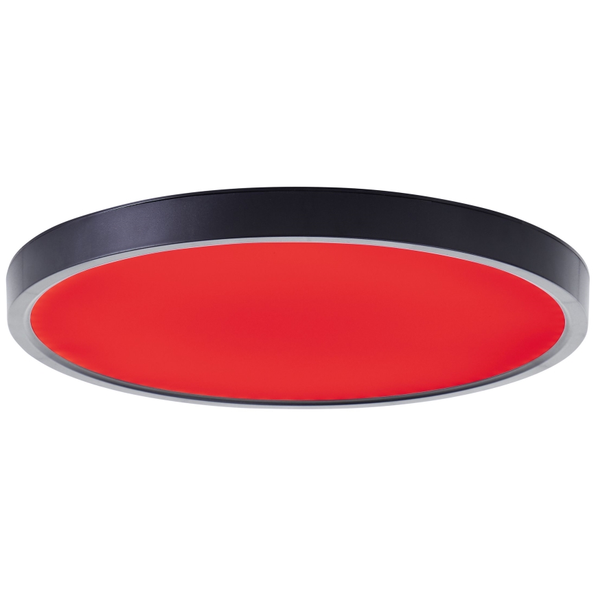 Brilliant - Ściemnialna lampa sufitowa RGBW LOTTI LED/16W/230V 3000K śr. 30 cm czarny Wi-Fi Tuya + zdalne sterowanie