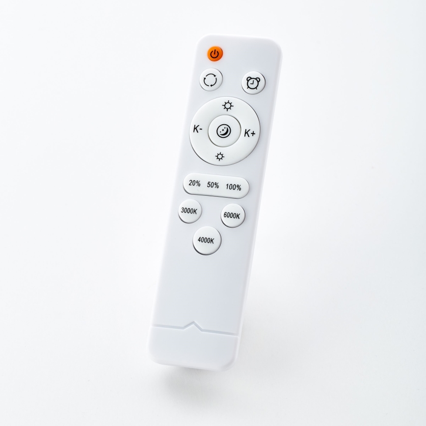 Brilliant - ściemnialna lampa sufitowa LED SLIMLINE LED/60W/230V 3000-6500K śr. 45 cm drewno kauczukowe + z pilotem