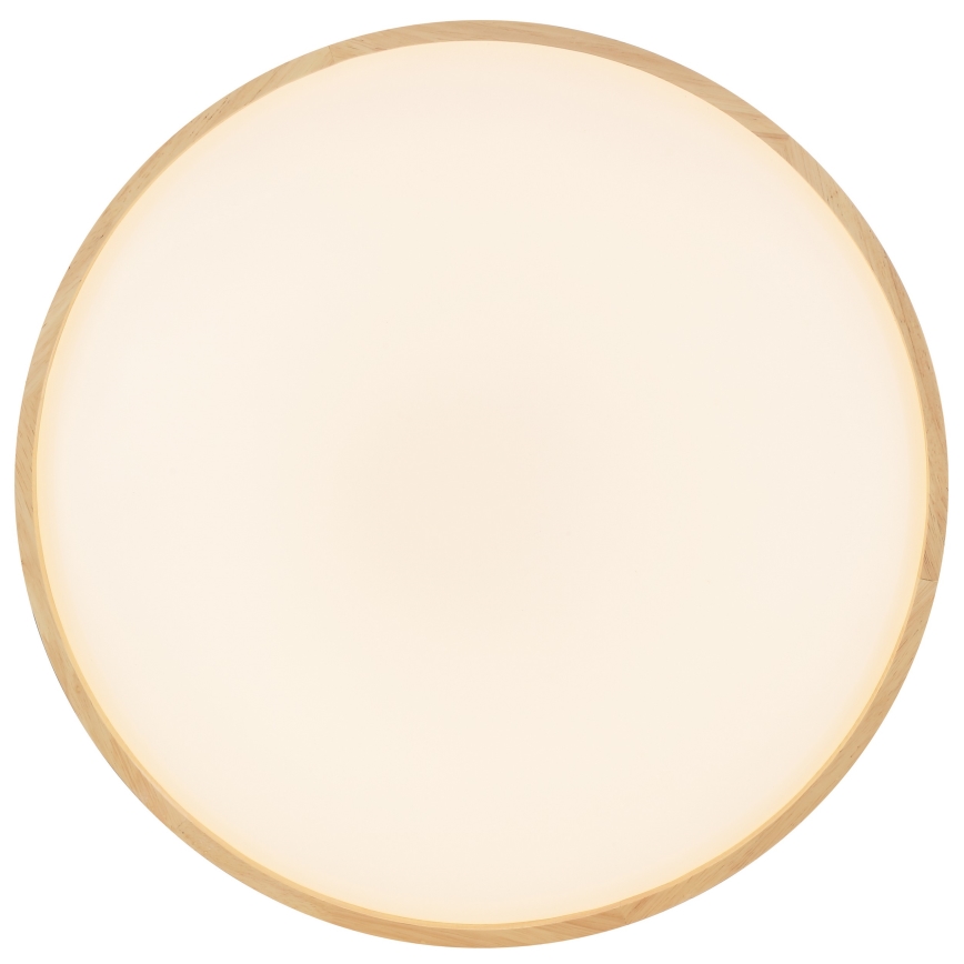 Brilliant - Ściemnialna lampa sufitowa LED ALSON LED/17W/230V 3000-6500K, śr. 49,5 cm, kauczukowiec + pilot zdalnego sterowania