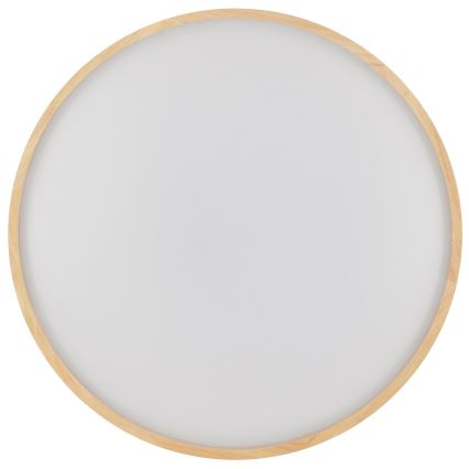 Brilliant - Ściemnialna lampa sufitowa LED ALSON LED/17W/230V 3000-6500K, śr. 49,5 cm, kauczukowiec + pilot zdalnego sterowania