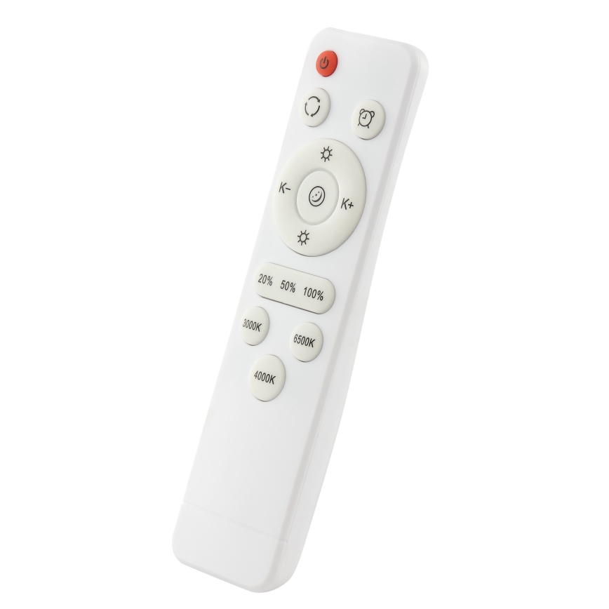 Brilliant - Ściemnialna lampa sufitowa LED ALSON LED/17W/230V 3000-6500K, śr. 49,5 cm, kauczukowiec + pilot zdalnego sterowania