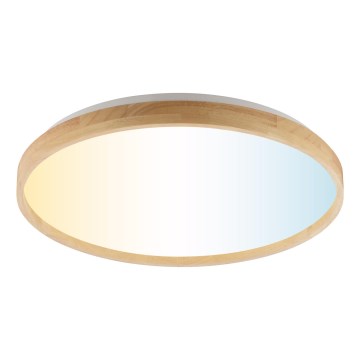 Brilliant - ściemnialna oprawa sufitowa LED ALSON LED/21W/230V 3000-6500K śr. 49,5 cm kauczukowiec + zdalne sterowanie