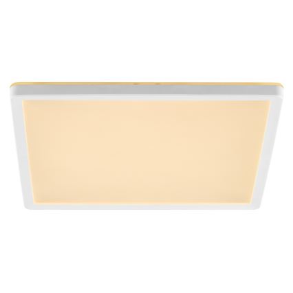 Brilliant - LED Ściemnialna oprawa sufitowa LUMARO LED/18W/230V 3000-6500K 29,3x29,3 cm biała + zdalne sterowanie