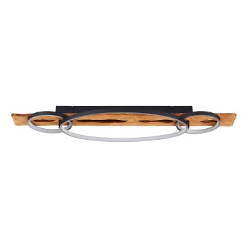 Brilliant - ściemnialna oprawa sufitowa LED PIRUS LED/40W/230V 30x90 cm gumowiec