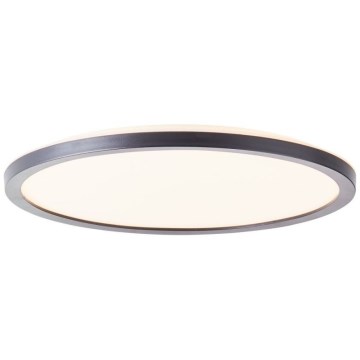 Brilliant - ściemnialna oprawa sufitowa LED SORELL LED/18W/230V 3000-6500K średnica 29 cm czarna + pilot zdalnego sterowania
