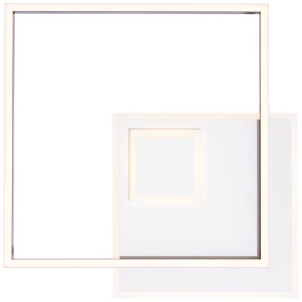 Brilliant - LED Plafon ściemnialny IORGO LED/40W/230V 3000K 43,5x43,5 cm biały/czarny