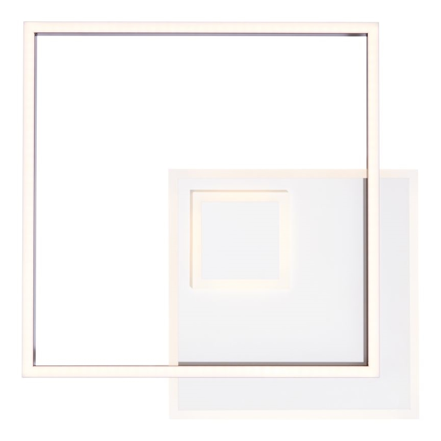 Brilliant - LED Plafon ściemnialny IORGO LED/40W/230V 3000K 43,5x43,5 cm biały/czarny