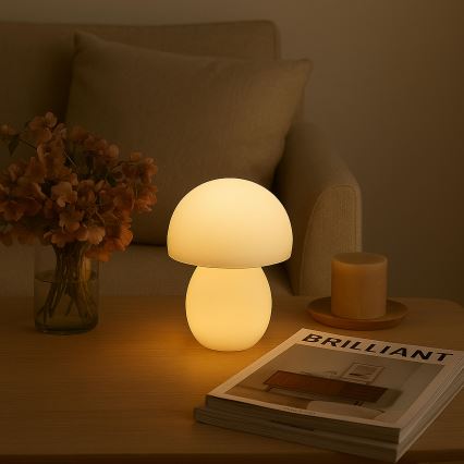 Brilliant - LED Ściemnialna ładowalna dotykowa lampa stołowa DUPIS LED/2W/5V 2700K 1800 mAh biała