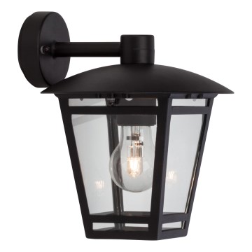 Brilliant - Zewnętrzny kinkiet RILEY 1xE27/40W/230V IP44 czarny