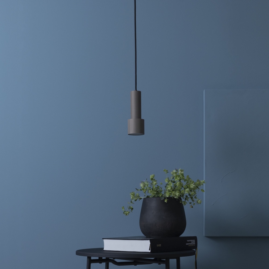 Brilliant - Żyrandol na lince CADIZ 1xGU10/10W/230V śr. 12,5 cm brąz