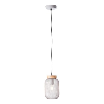 Brilliant - Żyrandol na lince GIADA 1xE27/40W/230V śr. 16 cm szary