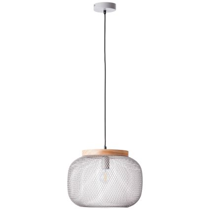 Brilliant - Żyrandol na lince GIADA 1xE27/40W/230V śr. 39 cm szary