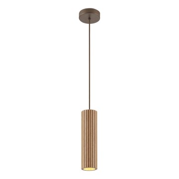 Brilliant - Żyrandol na lince LAKEWOOD 1xGU10/10W/230V śr. 10 cm brązowy