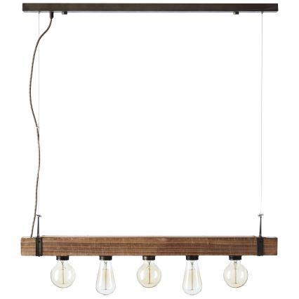 Brilliant - Żyrandol na lince WOODHILL 5xE27/30W/230V