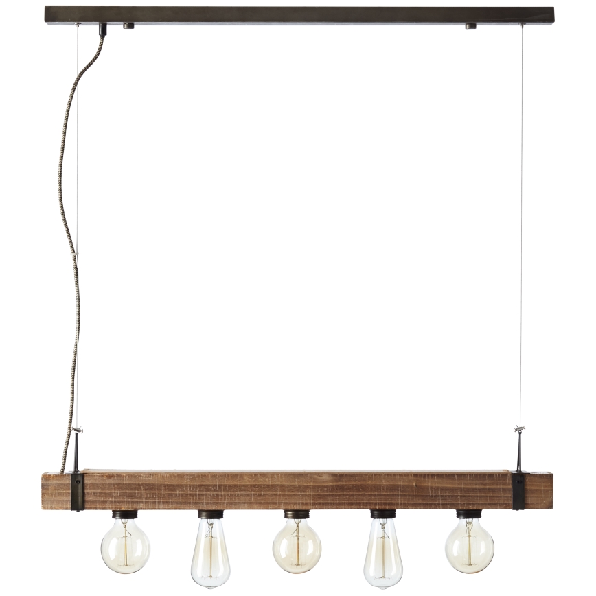 Brilliant - Żyrandol na lince WOODHILL 5xE27/30W/230V