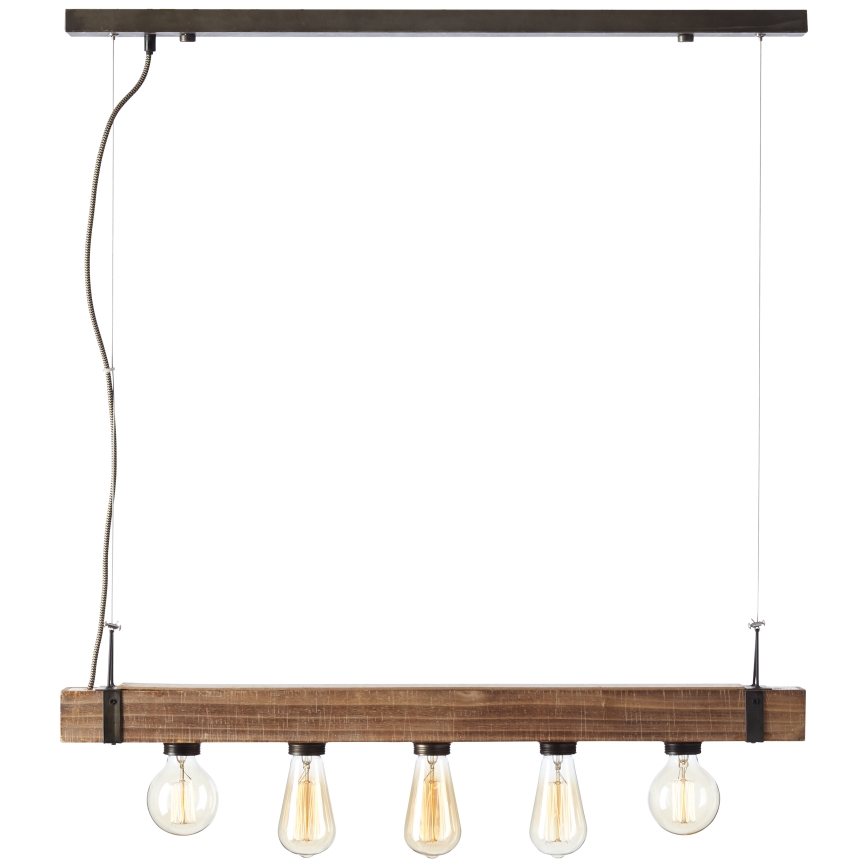 Brilliant - Żyrandol na lince WOODHILL 5xE27/30W/230V