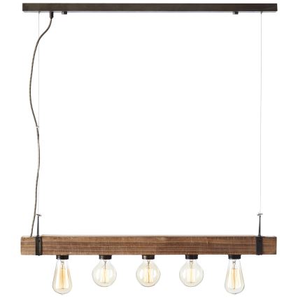 Brilliant - Żyrandol na lince WOODHILL 5xE27/30W/230V