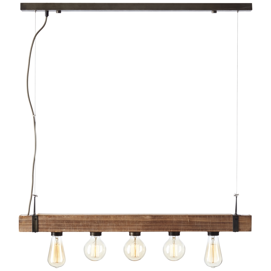 Brilliant - Żyrandol na lince WOODHILL 5xE27/30W/230V