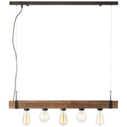 Brilliant - Żyrandol na lince WOODHILL 5xE27/30W/230V