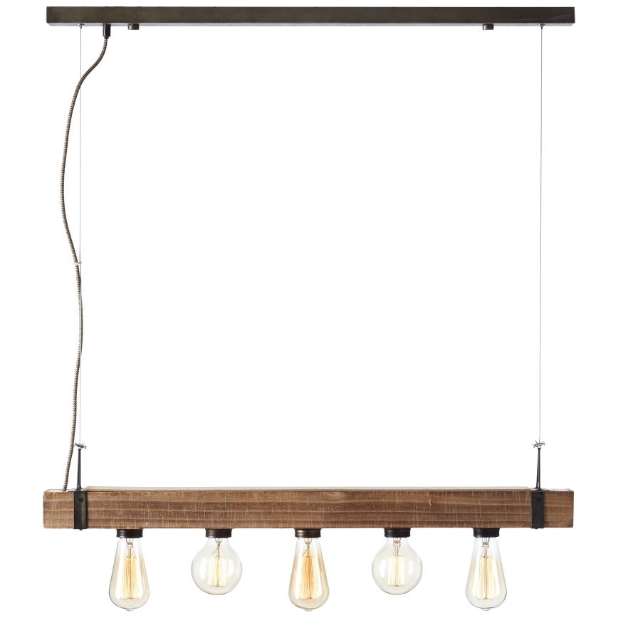 Brilliant - Żyrandol na lince WOODHILL 5xE27/30W/230V