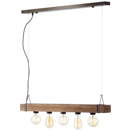 Brilliant - Żyrandol na lince WOODHILL 5xE27/30W/230V