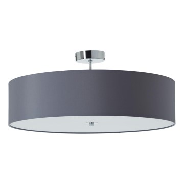 Brilliant - Żyrandol natynkowy ANDRIA 3xE27/60W/230V śr. 60 cm antracyt