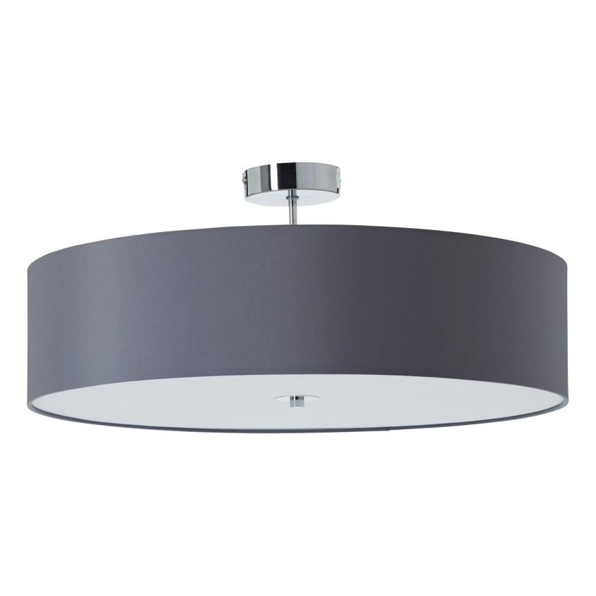 Brilliant - Żyrandol natynkowy ANDRIA 3xE27/60W/230V śr. 60 cm antracyt