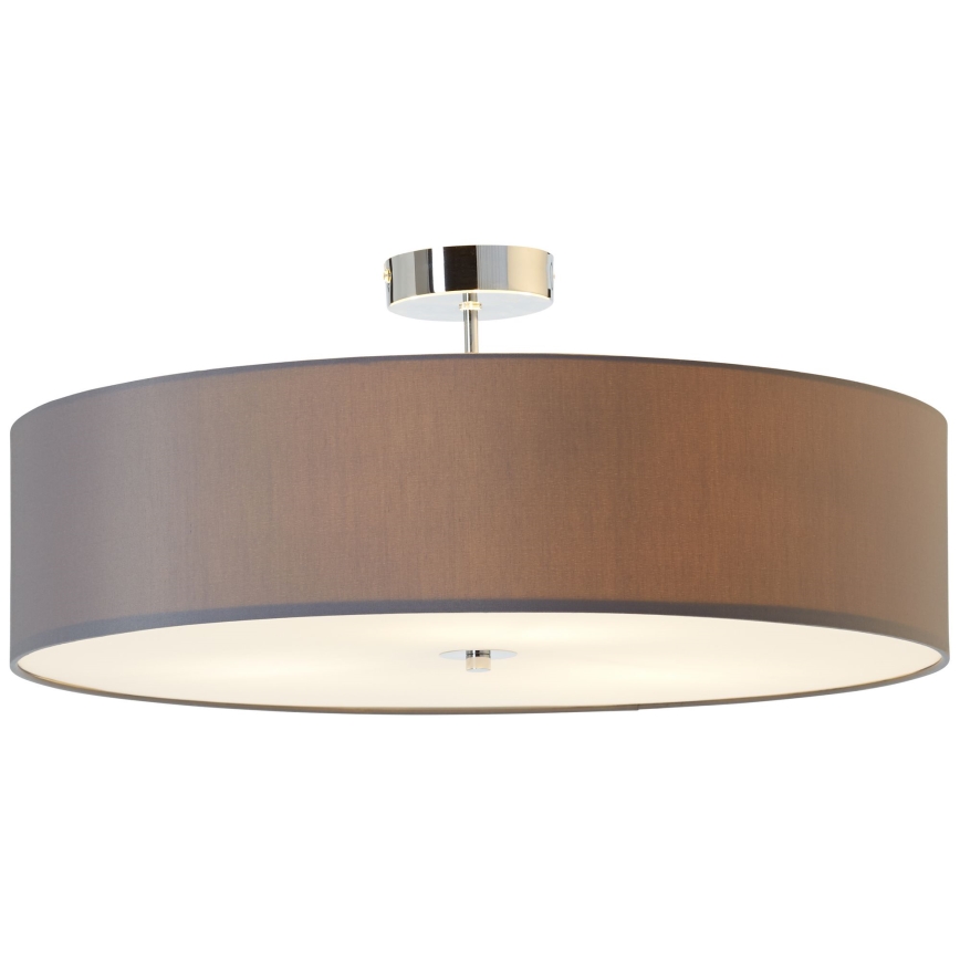 Brilliant - Żyrandol natynkowy ANDRIA 3xE27/60W/230V śr. 60 cm antracyt