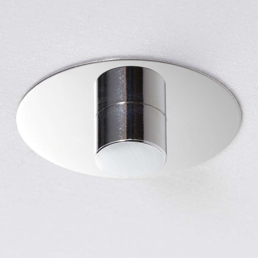 Brilliant - Żyrandol natynkowy ANDRIA 3xE27/60W/230V śr. 60 cm antracyt