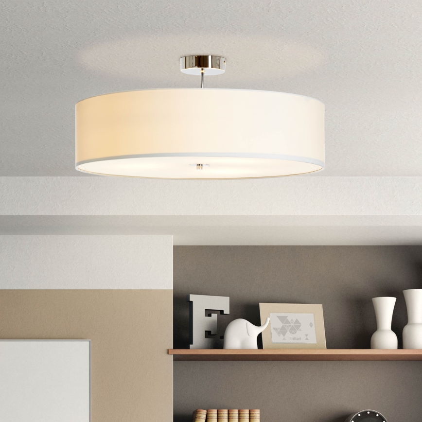 Brilliant - Żyrandol natynkowy ANDRIA 3xE27/60W/230V śr. 60 cm biały