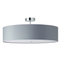 Brilliant - Żyrandol natynkowy ANDRIA 3xE27/60W/230V śr. 60 cm szary