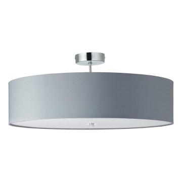 Brilliant - Żyrandol natynkowy ANDRIA 3xE27/60W/230V śr. 60 cm szary