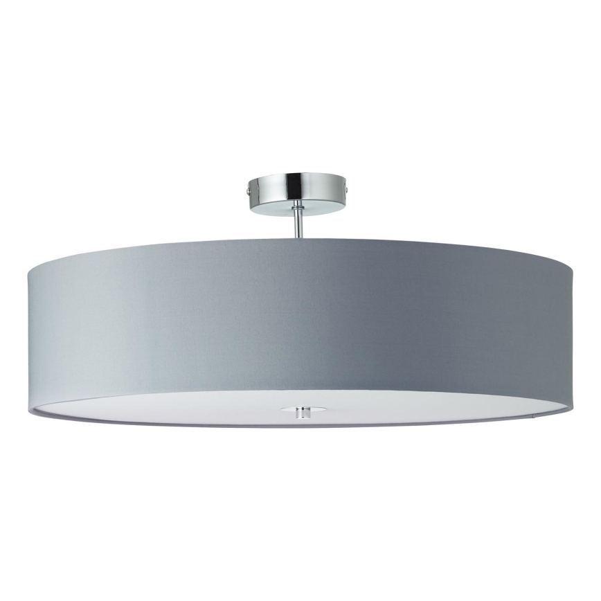 Brilliant - Żyrandol natynkowy ANDRIA 3xE27/60W/230V śr. 60 cm szary