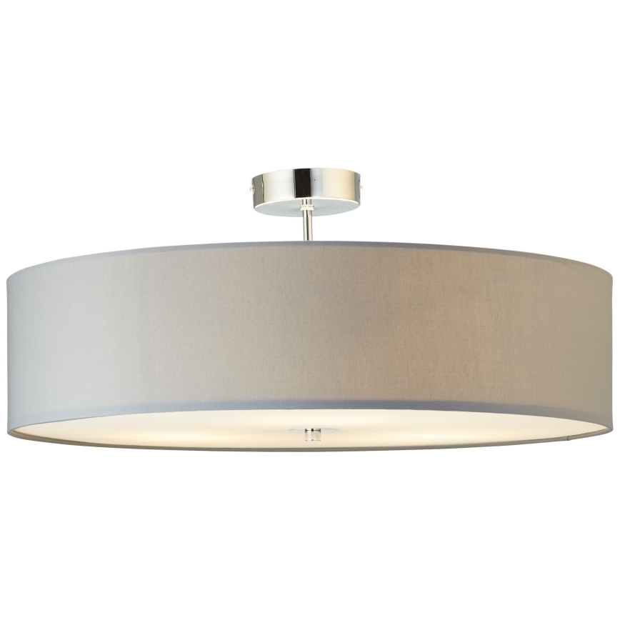 Brilliant - Żyrandol natynkowy ANDRIA 3xE27/60W/230V śr. 60 cm szary