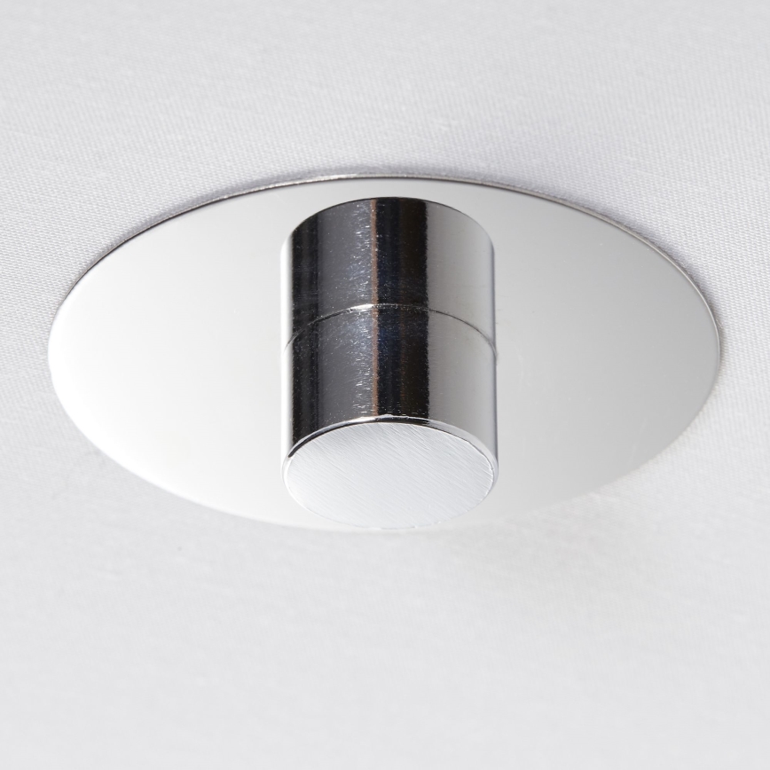 Brilliant - Żyrandol natynkowy ANDRIA 3xE27/60W/230V śr. 60 cm szary
