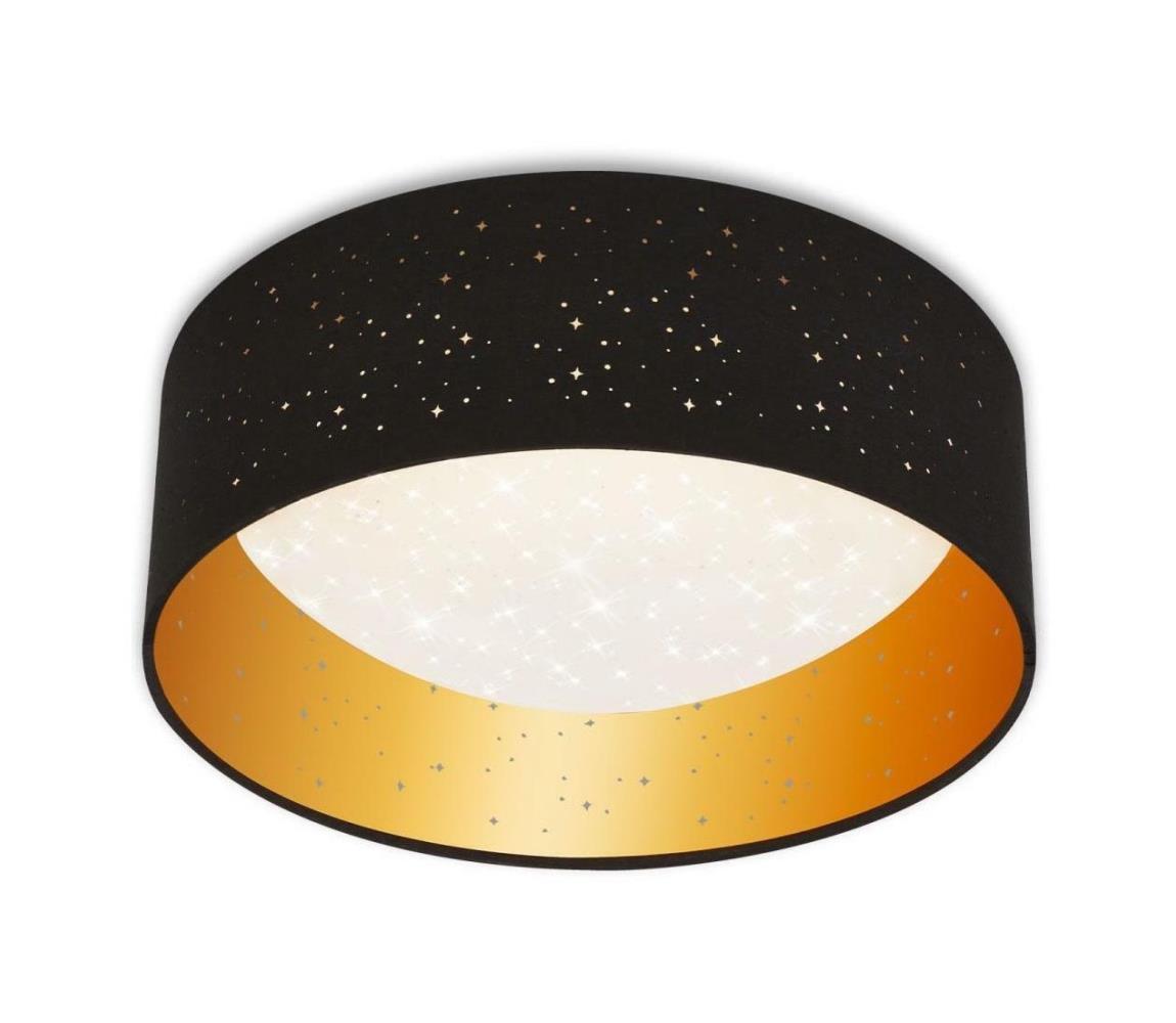 Brilo 3482-015 - LED Plafon MAILA STARRY LED/12W/230V czarny/złoty