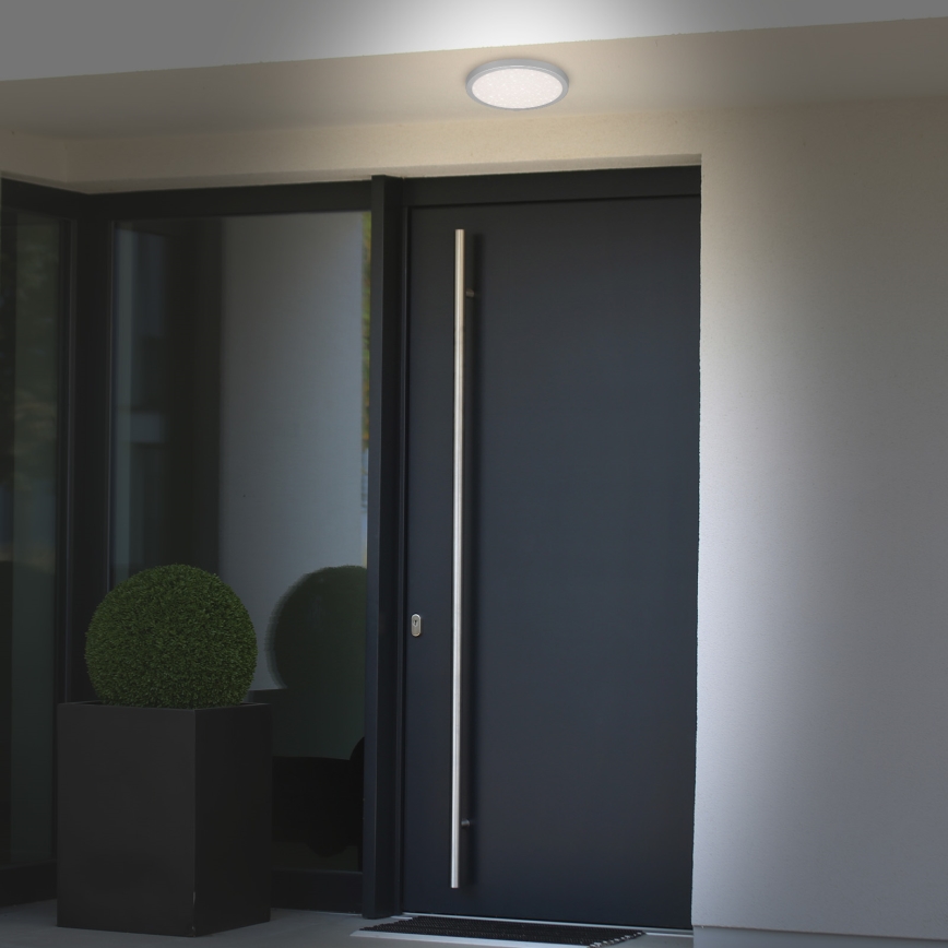 Brilo 3649-014 - LED Plafon łazienkowy RUNA LED/18,5W/230V IP44 srebrny