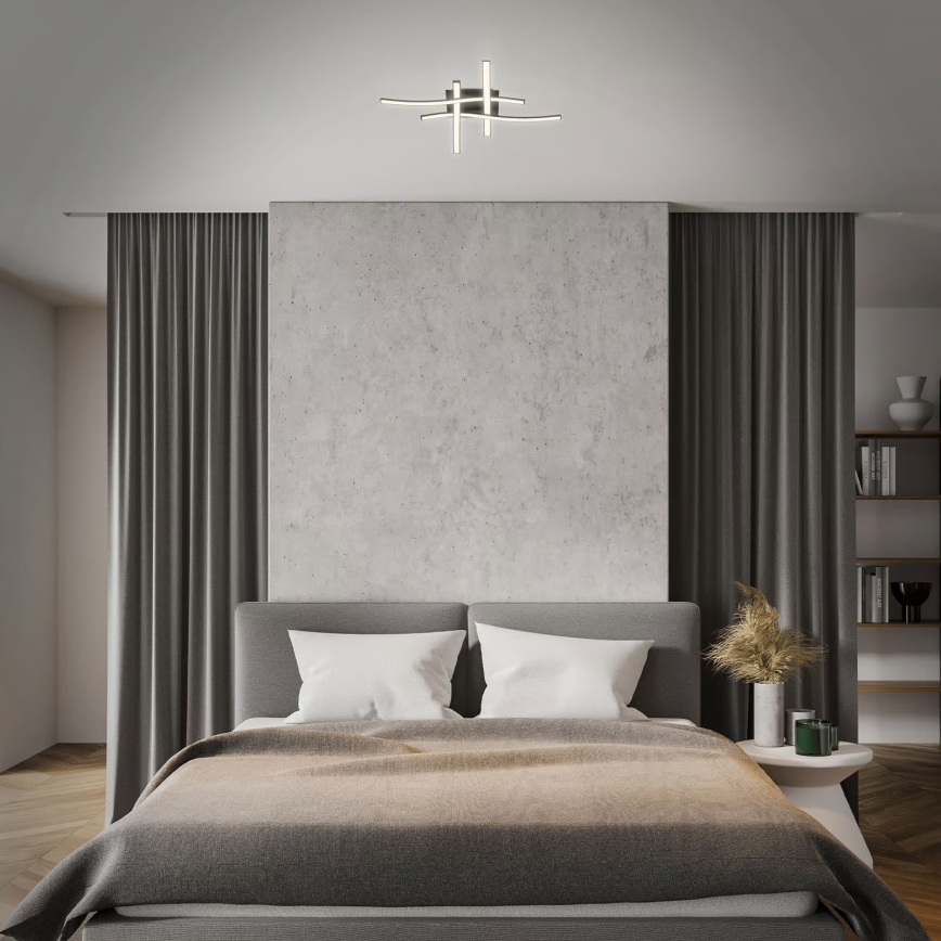 Brilo 3677-045 - Lampa sufitowa LED/14,4W/230V czarna