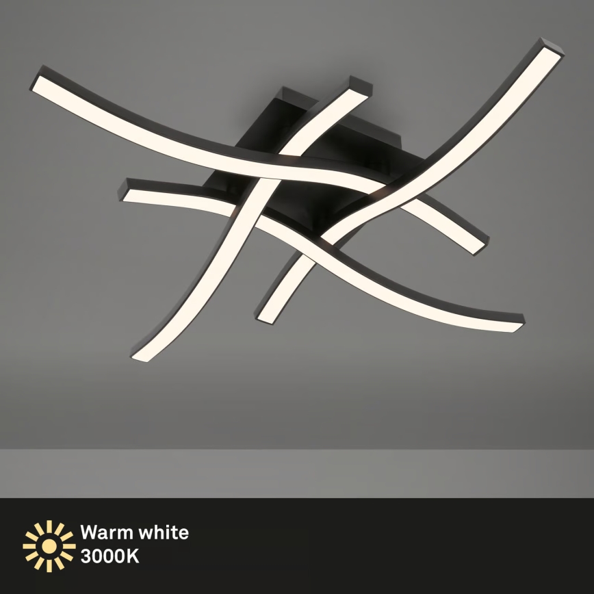 Brilo 3677-045 - Lampa sufitowa LED/14,4W/230V czarna