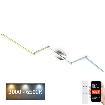 Brilo 3737-018 - LED Plafon ściemnialny SMART LED/24W/230V 3000-6500K Wi-Fi Tuya + Pilot zdalnego sterowania