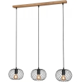 Brilo 4037-035 - Lampa wisząca na lince WINKI 3xE27/40W/230V