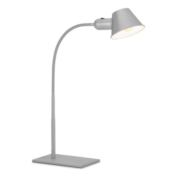 Brilo - Lampa stołowa 1xE27/10W/230V matowy chrom
