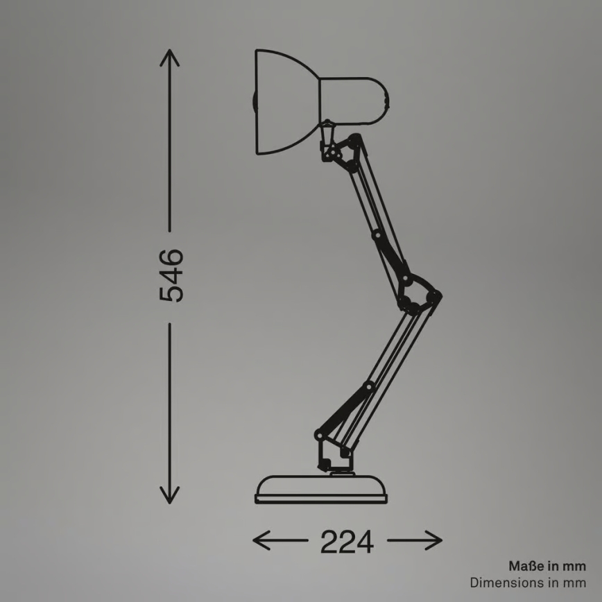 Brilo - Lampa stołowa PIXA 1xE14/25W/230V beżowa