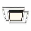 Brilo - Lampa sufitowa LED 2xLED/16W/230V + LED/19W 51,5x51,5 cm czarna