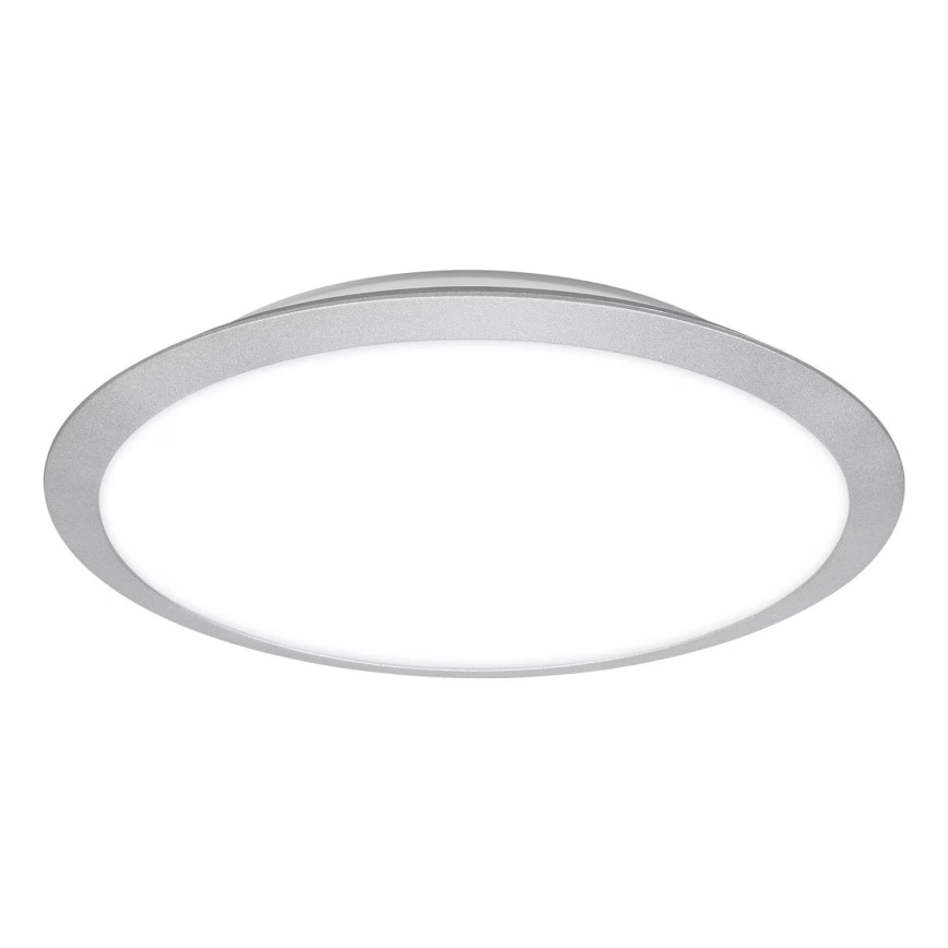 Brilo - Lampa sufitowa LED do łazienki CTS LED/21W/230V 3000/4000K IP44 śr. 37 cm matowy chrom