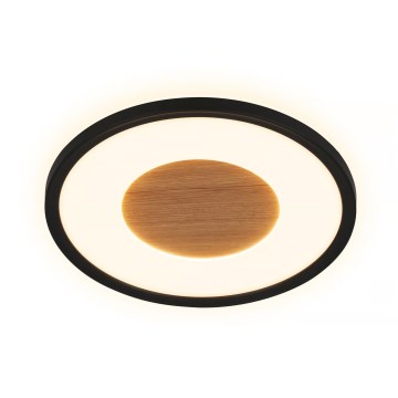 Brilo - Lampa sufitowa LED SUFIT WOOD LED/18W/230V 3000K śr. 29 cm