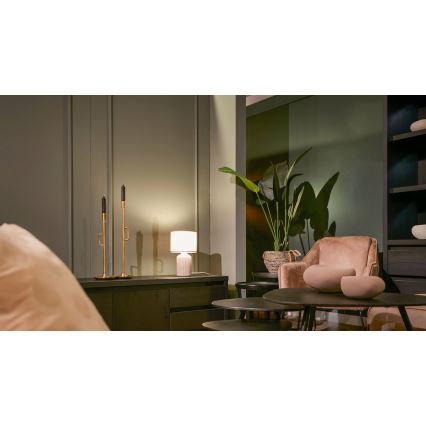 Brilo - Lampka stołowa INO 1xE14/10W/230V biała