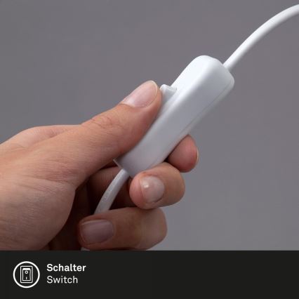 Brilo - LED Elastyczny Lampa stołowa z klipsem TRASNA LED/7,5W/230V biały