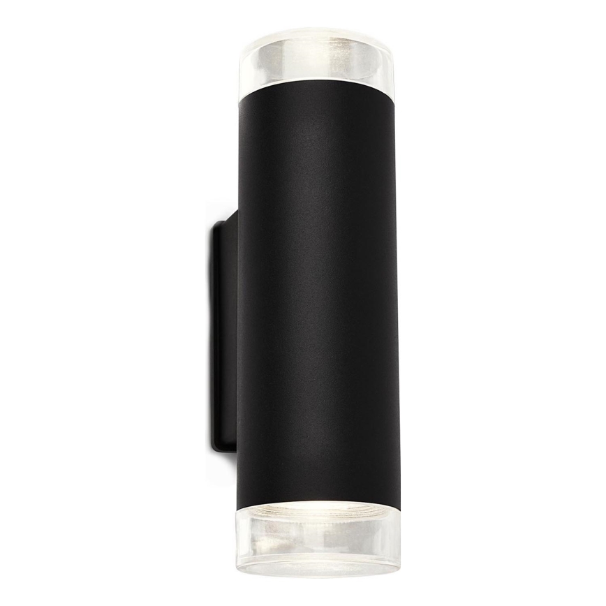 Brilo - LED Kinkiet zewnętrzny 2xGU10/4,7W/230V IP44 4000K czarny